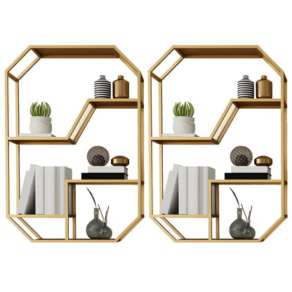 Porte-bouteilles mural simple en métal noir