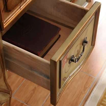 Console de rangement en bois de style français avec tiroirs