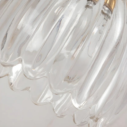 Applique murale suspendue moderne en verre doré pour salle de bain