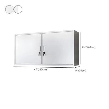 Vitrine murale en acier inoxydable avec rangement