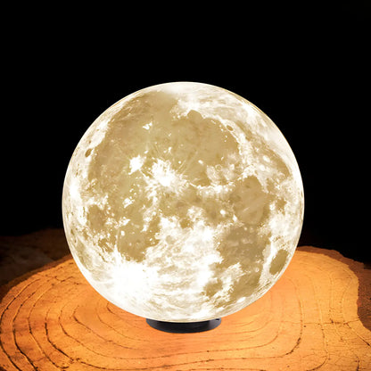 Lampes LED en forme de lune pour poteaux extérieurs