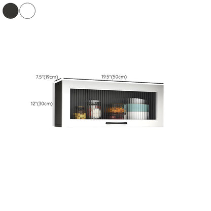 vaisselier mural en bois blanc pour cuisine