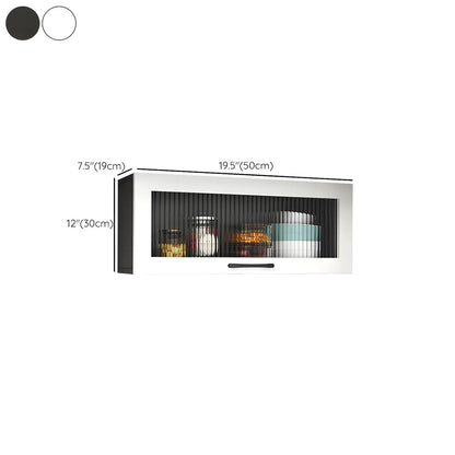 vaisselier mural en bois blanc pour cuisine