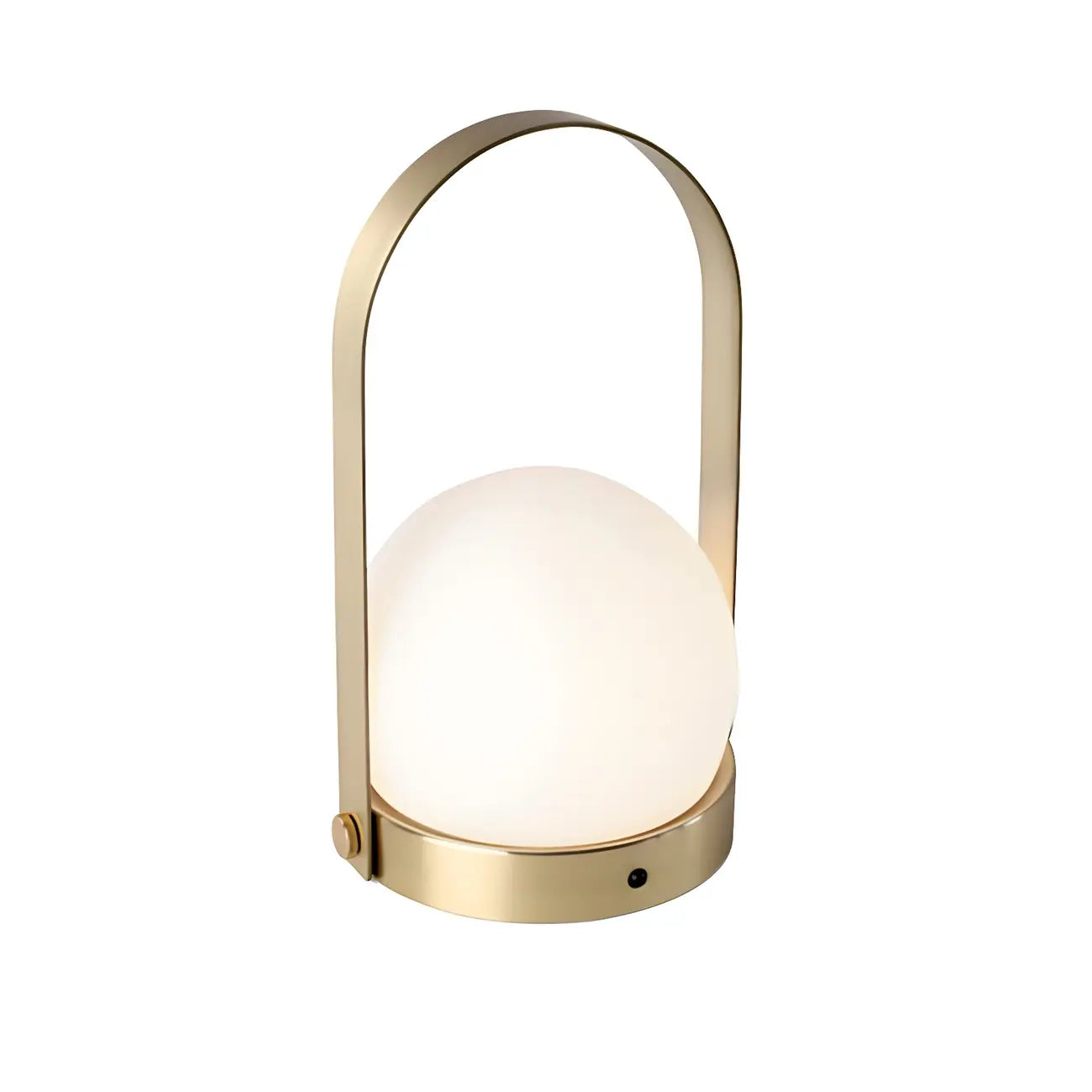 Lanterne LED portable sans fil avec globe noir, lampe de table