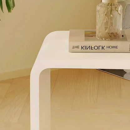 Table d'appoint polyvalente en acrylique en forme de C